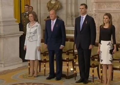 Abdicación de Juan Carlos I, el 18 de junio de 2014 
