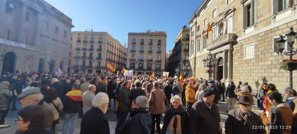 Manifestación de Barcelona