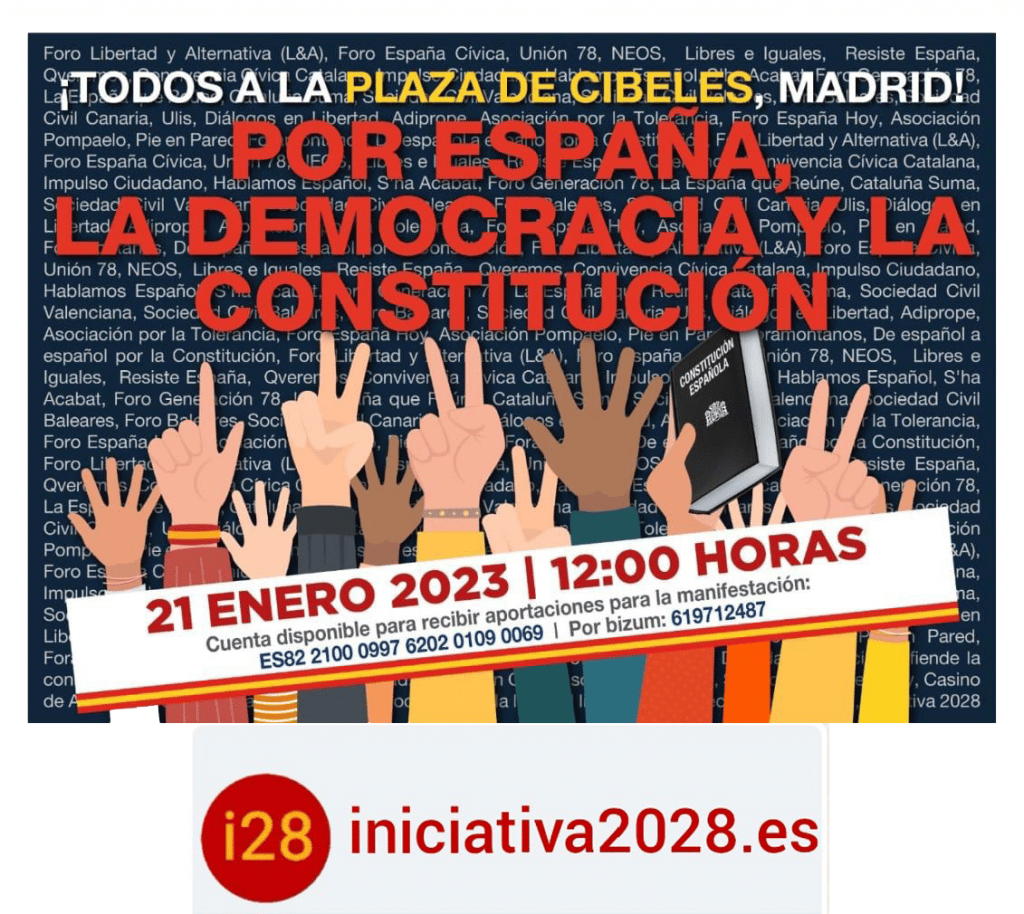 Por España, la Democracia y la Constitución-No te calles.