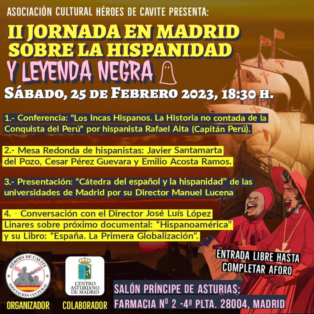 II jornada en Madrid sobre la Hispanidad y Leyenda Negra