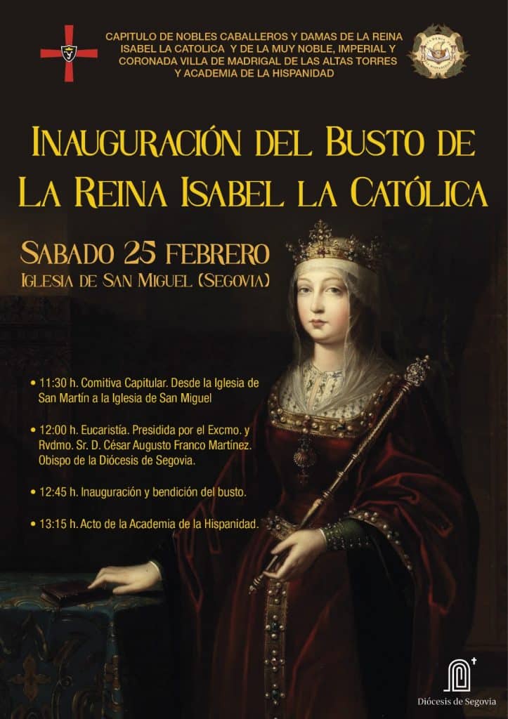 Inauguración del Busto de la Reina Isabel la Católica