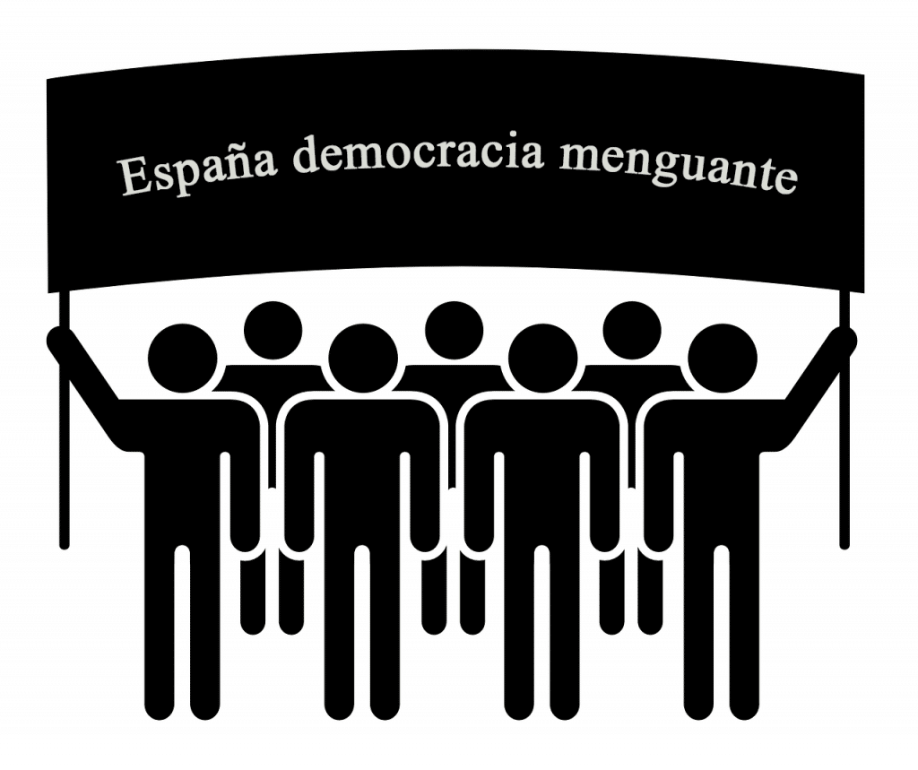 España democracia menguante