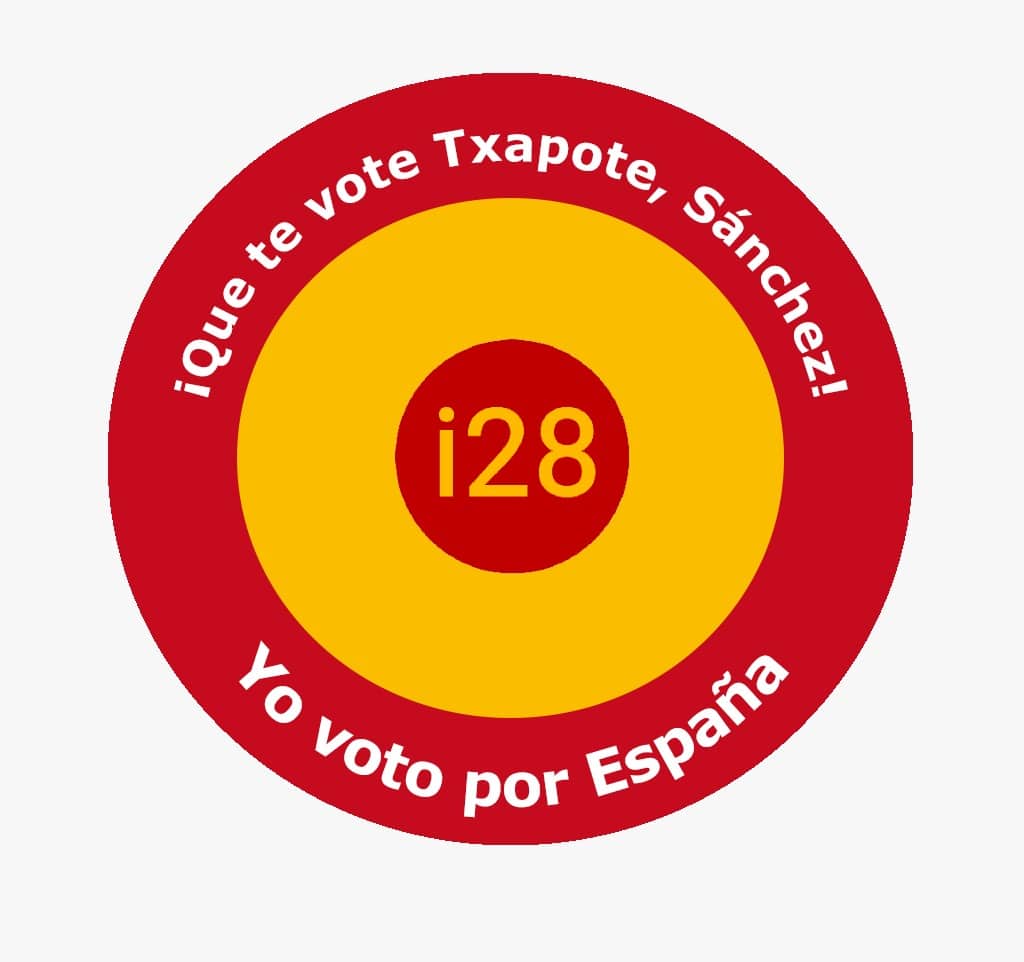 El lema de campaña 2023: Sánchez, !Que te vote TXAPOTE!