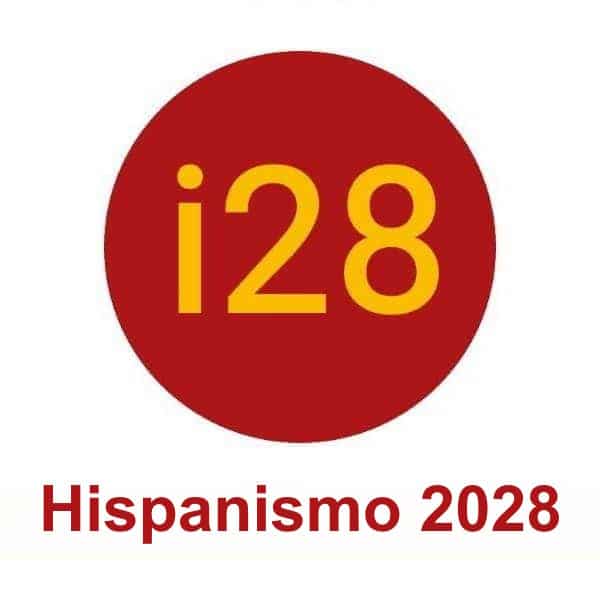 Hispanismo 2028. Logo de i28