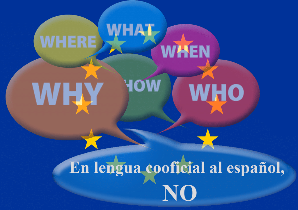 Carta contraria al uso de lenguas cooficiales en la Unión Europea