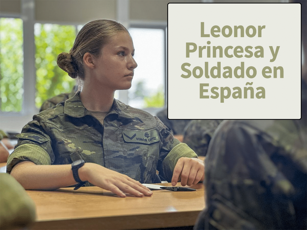 Leonor Princesa y soldado en España