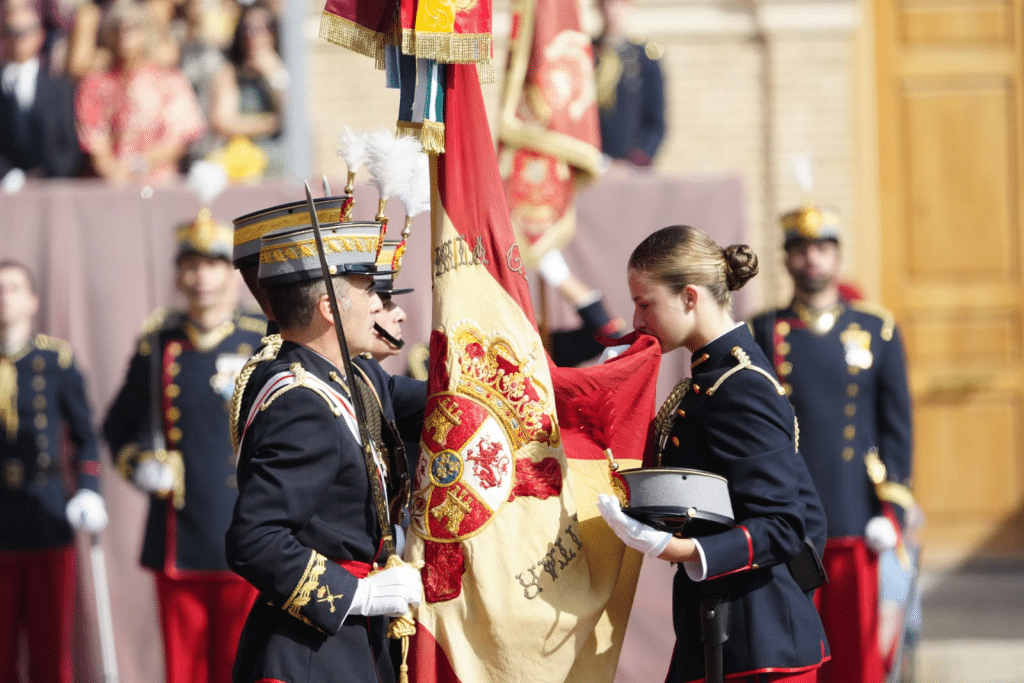 La Princesa Leonor Jura Bandera en Zaragoza