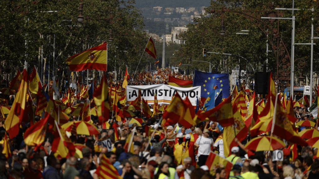 Barcelona en contra de la amnistía