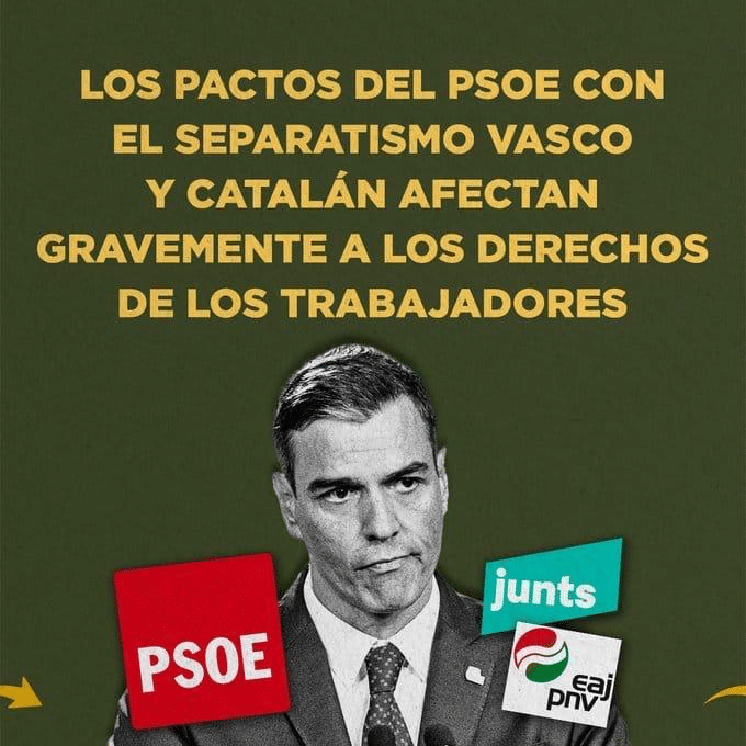 No a los pactos del PSOE