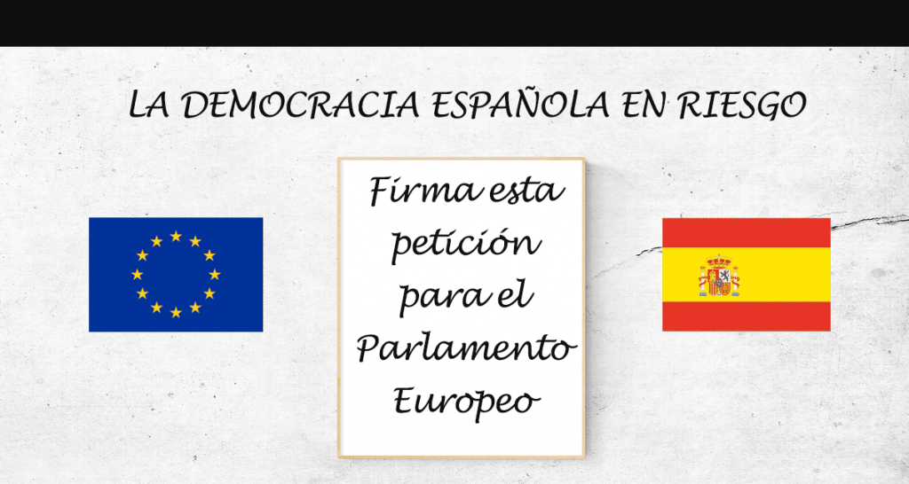 LA DEMOCRACIA ESPAÑOLA EN RIESGO