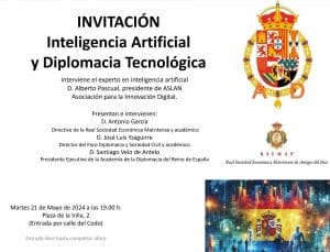 Invitación Inteligencia Artificial y Diplomacia Tecnológica