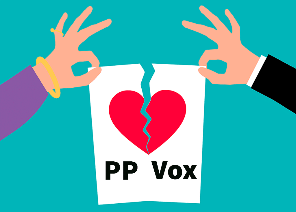 Ruptura temporal de alianzas entre PP y Vox
