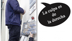 La culpa es de la derecha