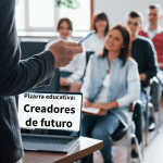 Pizarra educativa: Creadores de futuro
