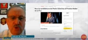 Iniciativa 2028 de la Sociedad Civil se opone a candidatura Sánchez al Nobel de la Paz.