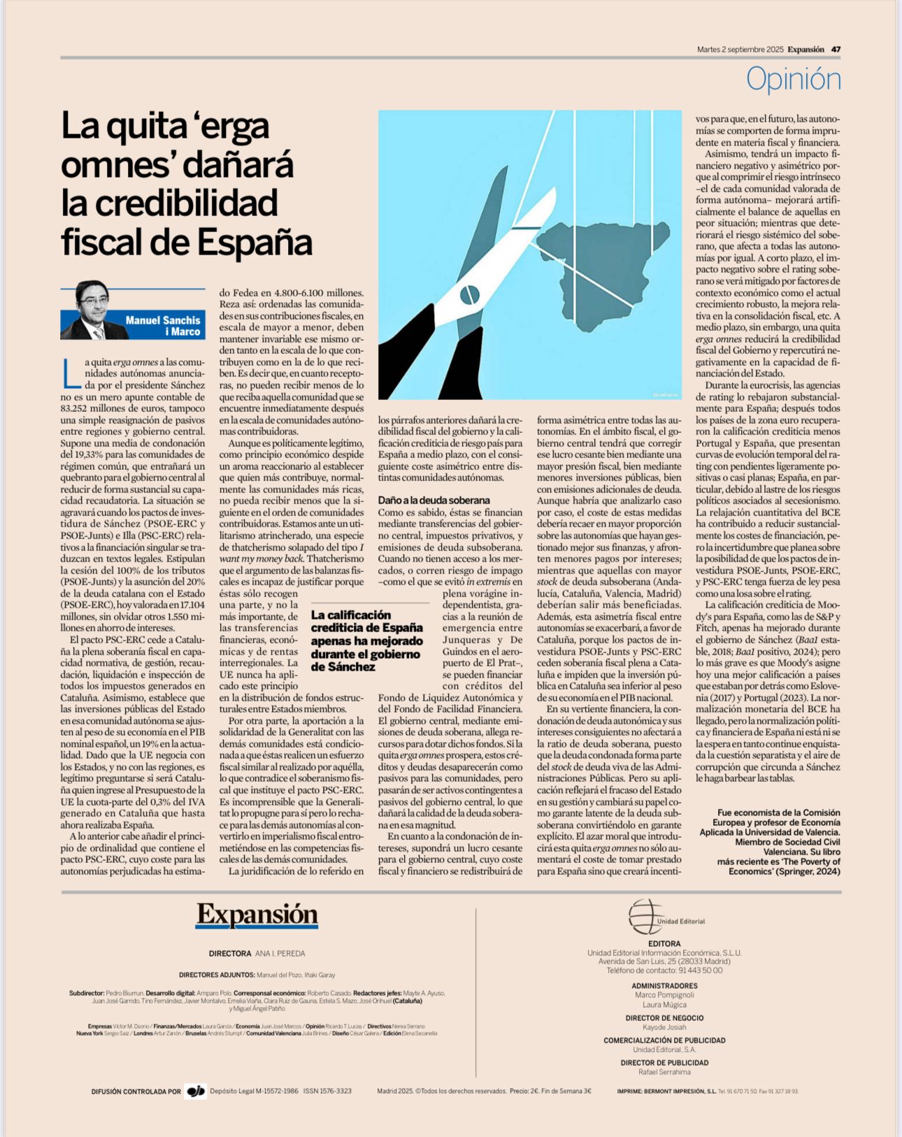 La corriente separatista