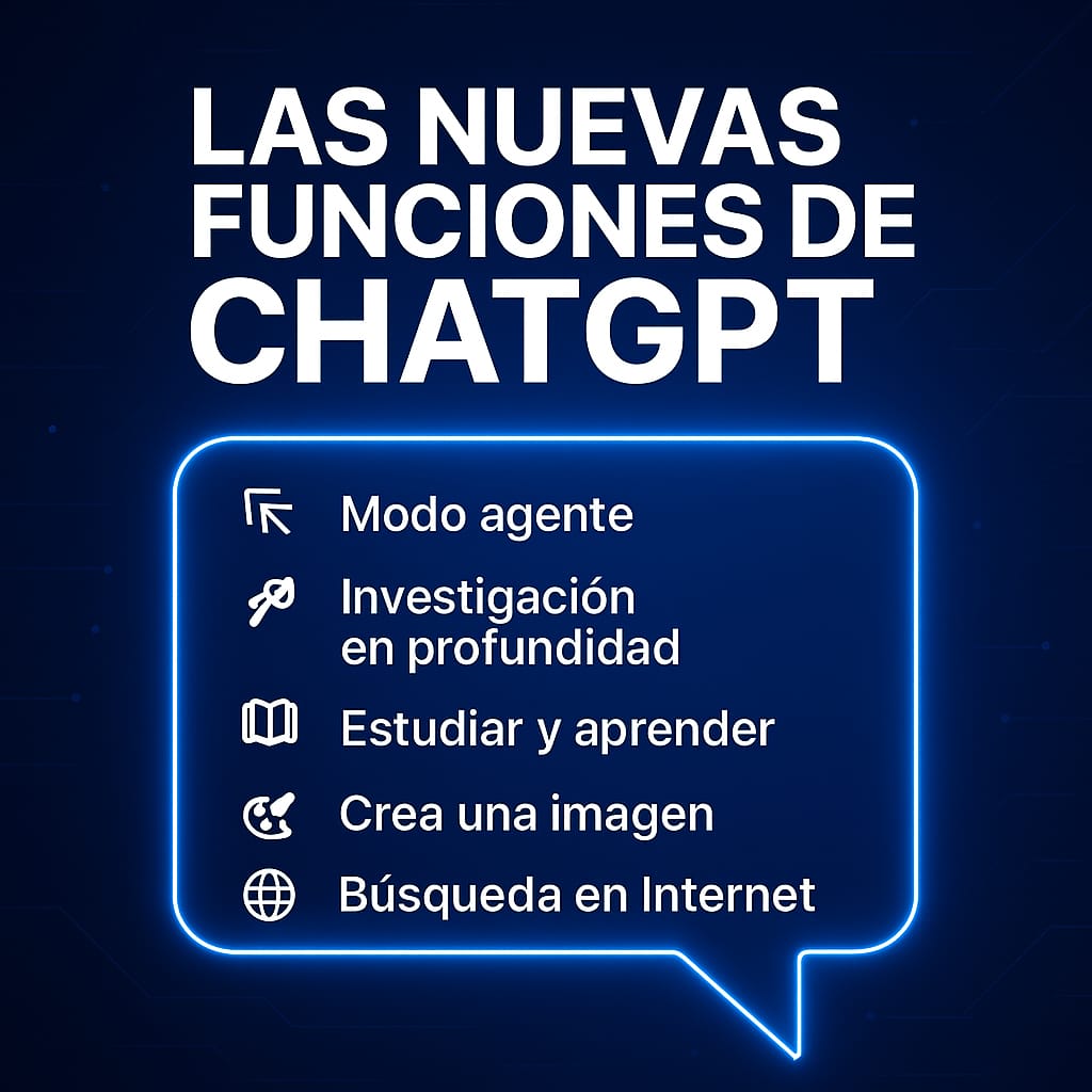 las nuevas funciones de ChatGPT.