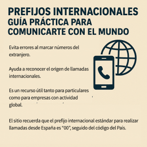 Prefijos telefónicos