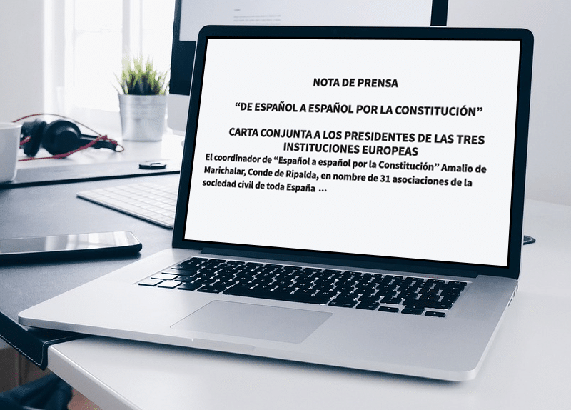 CARTA CONJUNTA A LOS PRESIDENTES DE LAS TRES INSTITUCIONES EUROPEAS