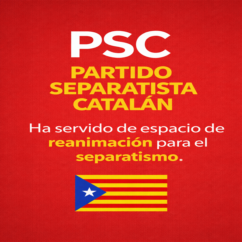 El PSC como espacio de reanimacion para el separatismo catalán