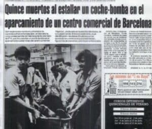 La cronológica las personas asesinadas por ETA