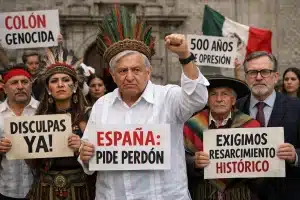 El perdón de los idiotas. Lçideres mexicanos exigiendo perdón.