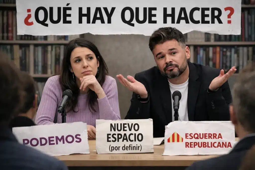 La conjura de los necios: el encuentro de Gabriel Rufián con Irene Montero
