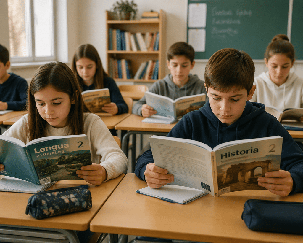 Educación digital contrastada con libros de texto y un buen profesor