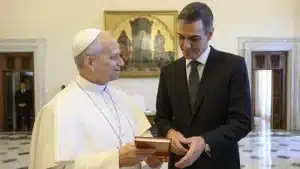 El Papa y Sánchez