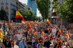 ¡Sánchez, dimisión ya!-Marcha por la dignidad, desde la Plaza de Colón a Moncloa