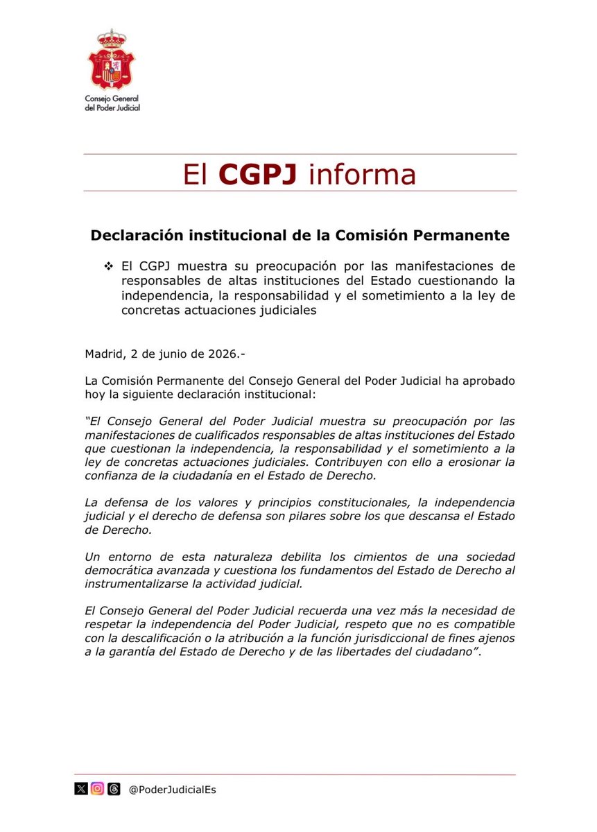  Los ataques de Sánchez al poder judicial. 