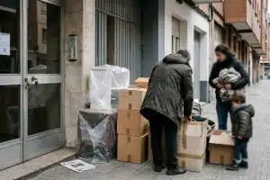 La familia marroquí desahuciada de Sansomendi: las ayudas públicas no son un cheque en blanco