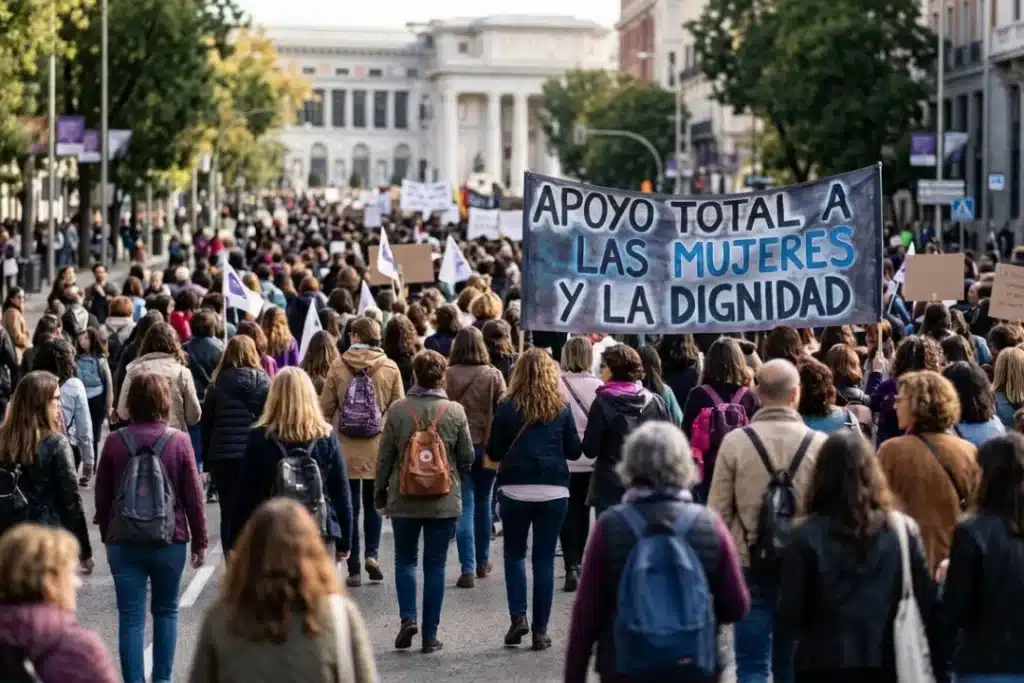 SCE da su apoyo a la manifestación de las «mujeres caballa»